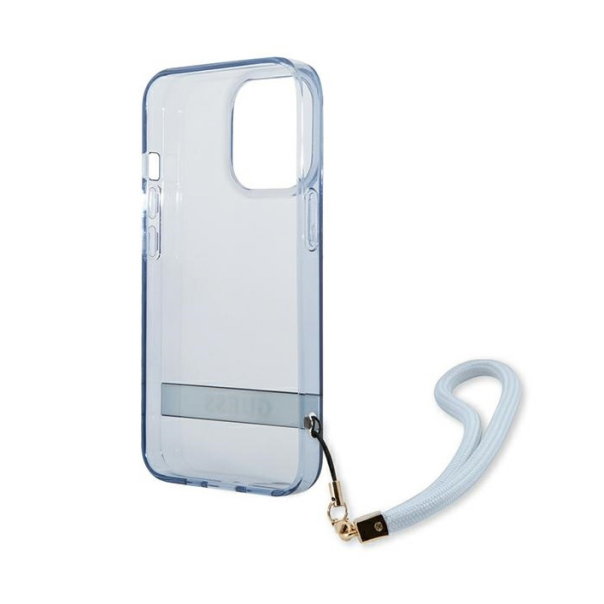 Maska za iPhone 13 Pro 6.1 Guess Hc PC/TPU Translucent plava (GUHCP13LHTSGSB) - 205377