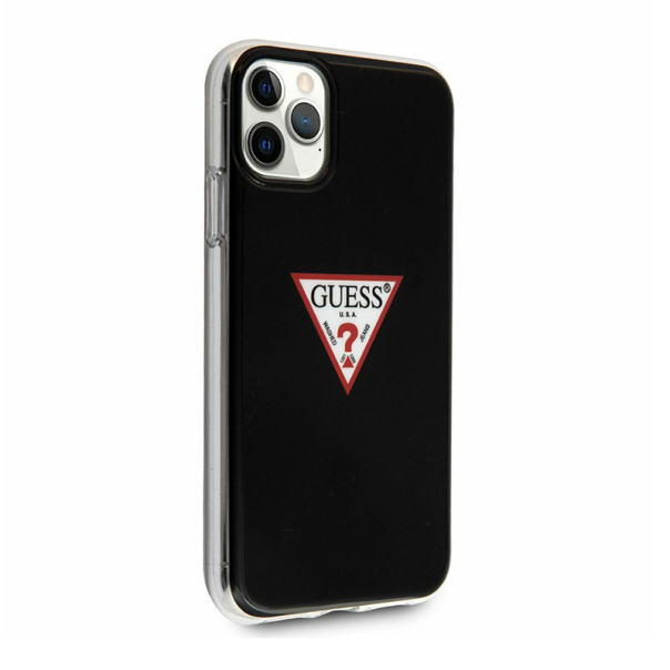 Maska za iPhone 11 Pro 5.8 Guess Hc PC/TPU Triangle Logo crna (GUHCN58PCUCTLBK) - 205386