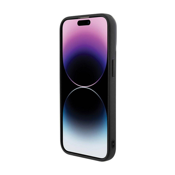 Maska za iPhone 15 Pro 6.1 (GUHCP15LPMSDGSK) Guess Hc PU Disco Script Metal - GUHCP15LPMSDGSK