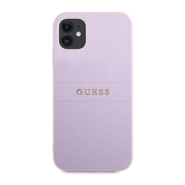 Torbica Guess Hc PU Saffiano za iPhone 11 ljubičasta - GUHCN61PSASBPU-1