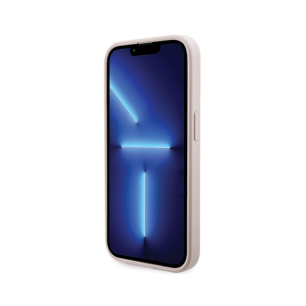 Torbica Guess Magsafe 4G Pu Printed Stripes za iPhone 15 Pro 6.1 roze (GUHMP15LP4RPSP) - 211144