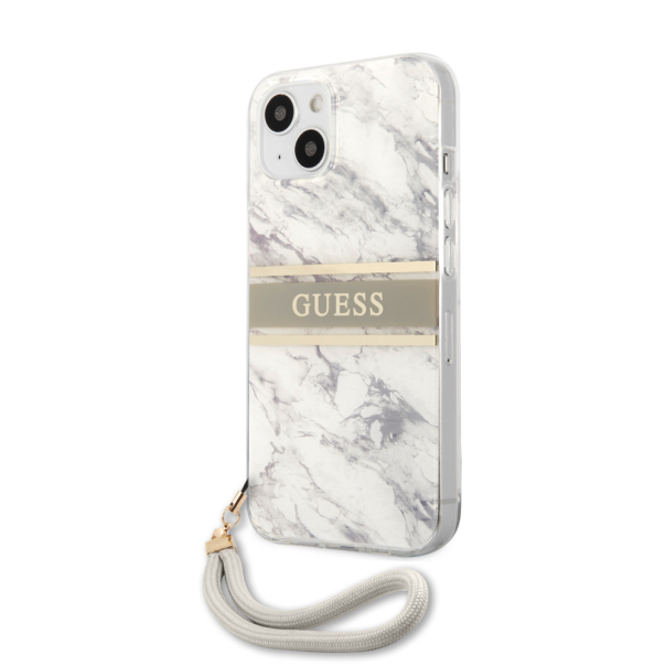 Torbica Guess Marble Strap za iPhone 13 6.1 siva (GUHCP13MKMABGR) - 203584