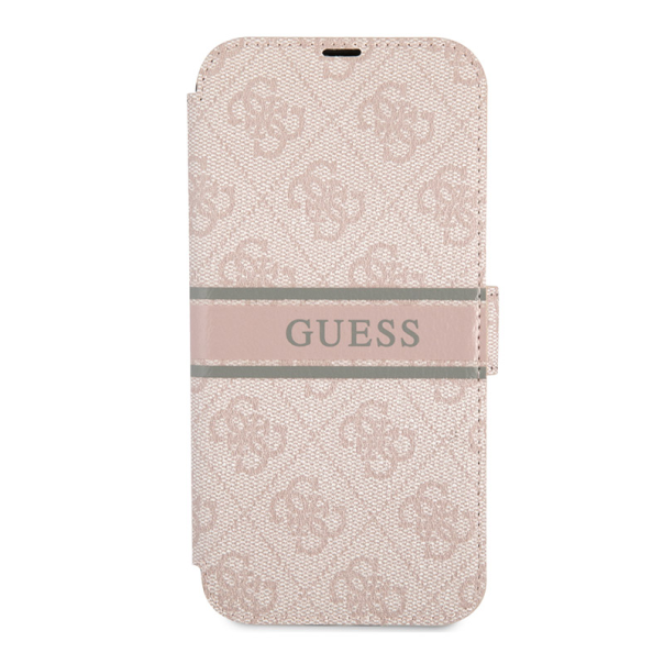Torbica Guess Stripe Bk Pu za iPhone 13 6.1 roze (GUBKP13M4GDPI) - 203573