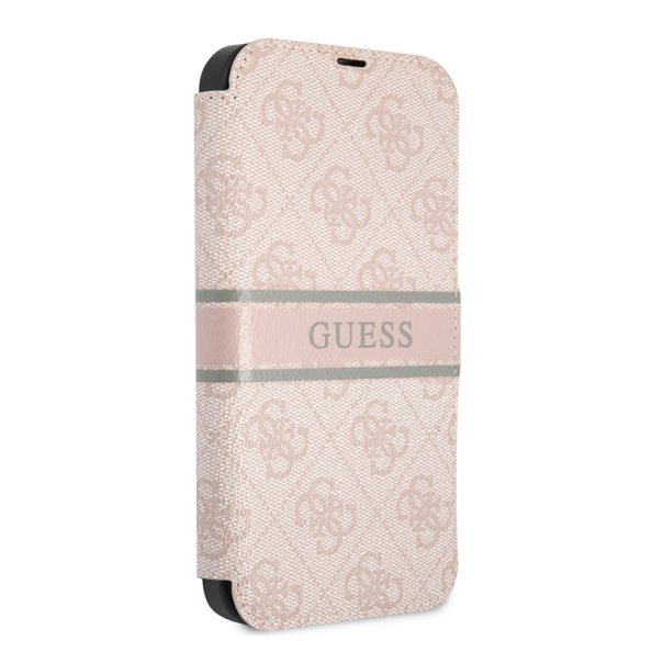 Torbica Guess Stripe Bk Pu za iPhone 13 6.1 roze (GUBKP13M4GDPI) - 203573