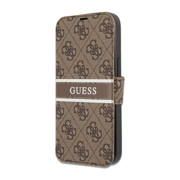 Maska za iPhone 13 Pro 6.1 braon (GUBKP13L4GDBR) Guess Stripe Bk Pu - 205680