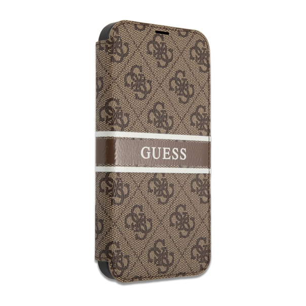 Maska za iPhone 13 Pro 6.1 braon (GUBKP13L4GDBR) Guess Stripe Bk Pu - 205680
