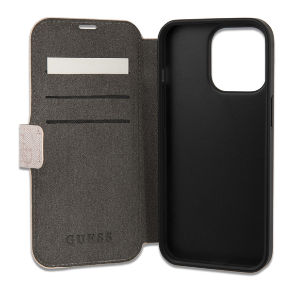 Torbica Guess Stripe Bk Pu za iPhone 13 Pro 6.1 roze (GUBKP13L4GDPI) - 203569