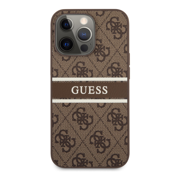 Torbica Guess Stripe za iPhone 13 Pro 6.1 braon  (GUHCP13L4GDBR) - 203574