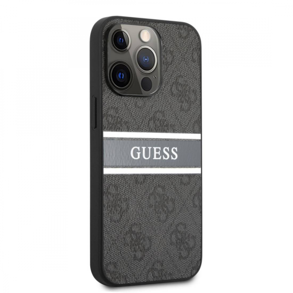 Torbica Guess Stripe za iPhone 13 Pro Max 6.7 siva (GUHCP13X4GDGR) - 203579