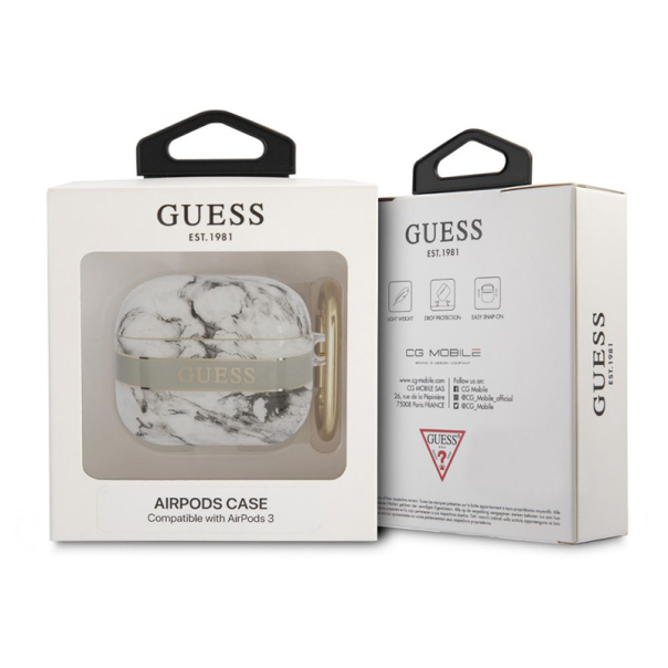 Torbica Guess za Airpods 3 TPU siva (GUA3HCHMAG) - 205394