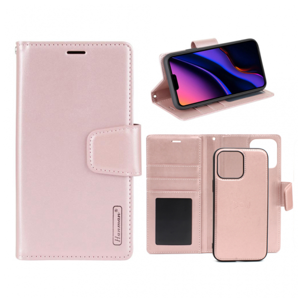 Torbica Hanman Canvas ORG 2u1 za iPhone 13 Pro 6.1 roze - 203431
