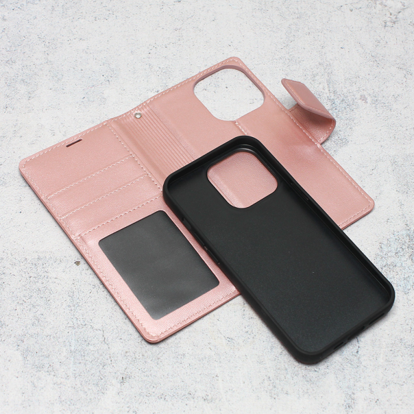 Torbica Hanman Canvas ORG 2u1 za iPhone 13 Pro 6.1 roze - 203431