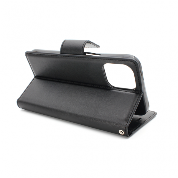 Maska za iPhone 12 Pro Max 6.7 Hanman Canvas ORG crna - 86573