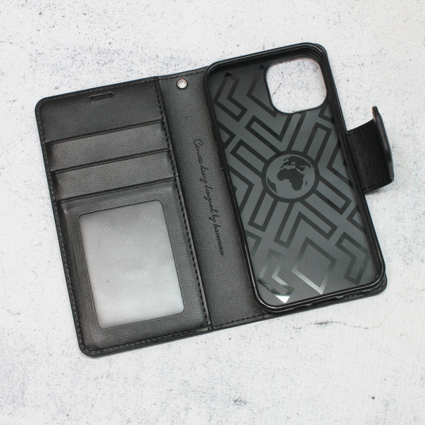 Maska za iPhone 13 Mini 5.4 Hanman Canvas ORG crna - 95455-1