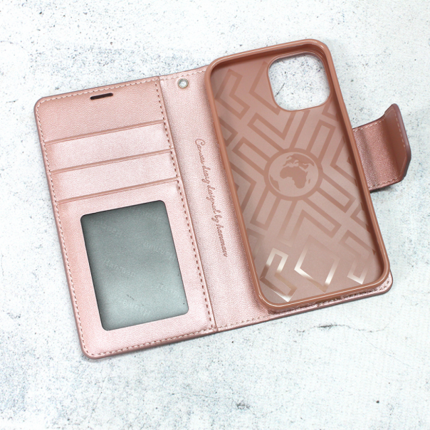 Maska za iPhone 13 Mini 5.4 Hanman Canvas ORG roze - 95456