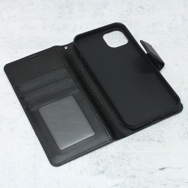 Torbica Hanman Canvas ORG za iPhone 14 Plus 6.7 crna - 202786