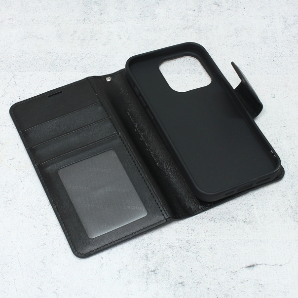 Maska za iPhone 14 Pro 6.1 Hanman Canvas ORG crna - 202788
