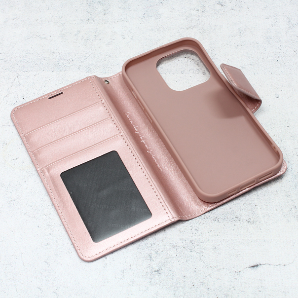 Maska za iPhone 14 Pro 6.1 Hanman Canvas ORG roze - 202789