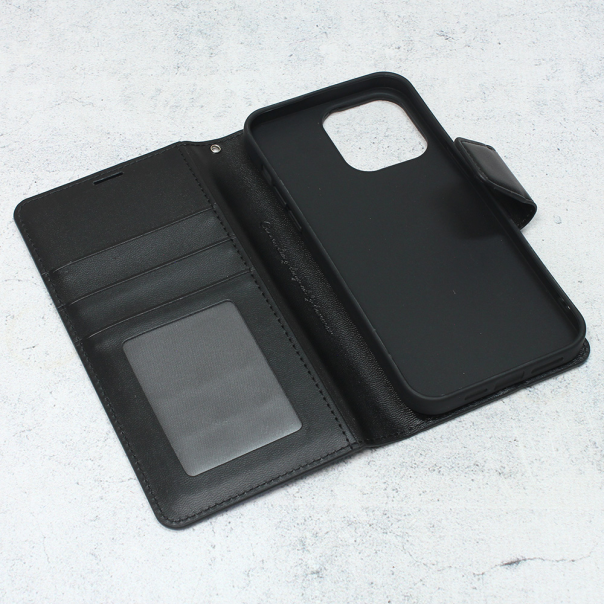 Maska za iPhone 14 Pro Max 6.7 Hanman Canvas ORG crna - 202790