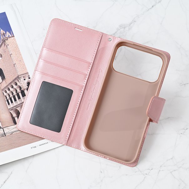 Maska za iPhone 17 Pro Max 6.9 roze Hanman Canvas ORG - 223414