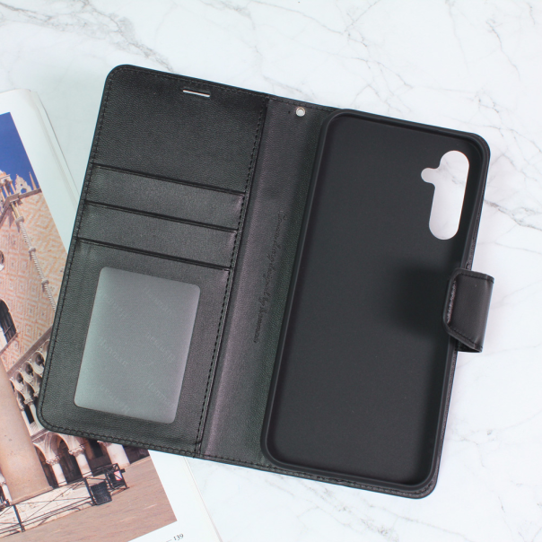 Maska za Samsung Galaxy A14 4G/5G Hanman Canvas ORG crna - 206805