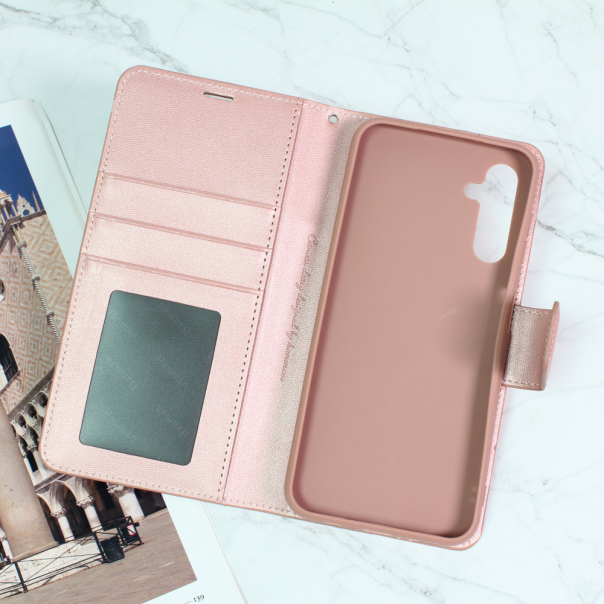 Maska za Samsung Galaxy A14 4G/5G Hanman Canvas ORG roze - 206806