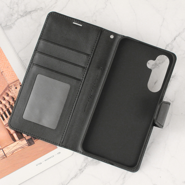 Maska za Samsung Galaxy A55 5G Hanman Canvas ORG crna - 212019