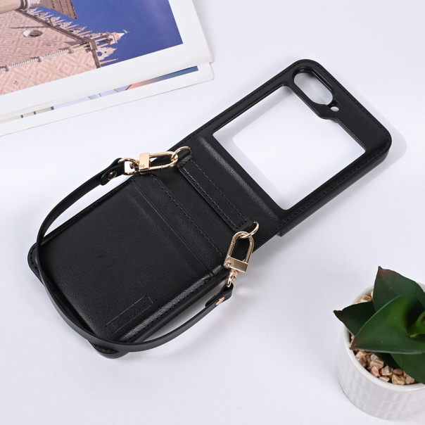 Maska za Samsung Galaxy Z Flip 6 Hanman Canvas ORG crna - 215347-1