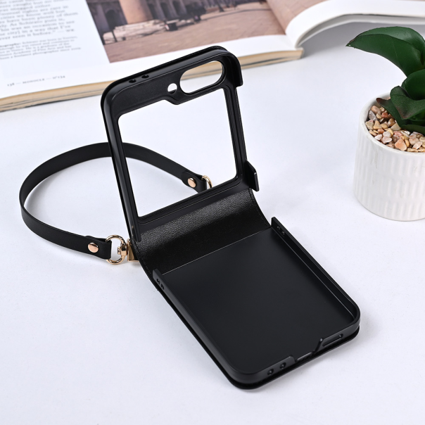 Maska za Samsung Galaxy Z Flip 6 Hanman Canvas ORG crna - 215347-1