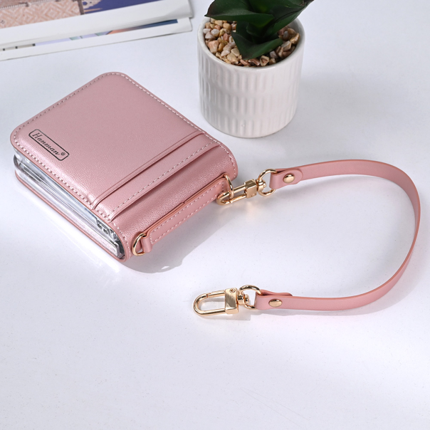 Maska za Samsung Galaxy Z Flip 6 Hanman Canvas ORG roze - 215348-1-1