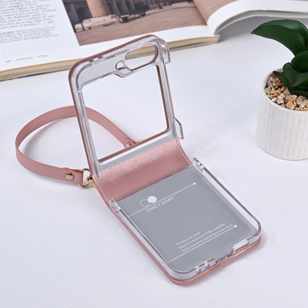 Maska za Samsung Galaxy Z Flip 6 Hanman Canvas ORG roze - 215348-1-1