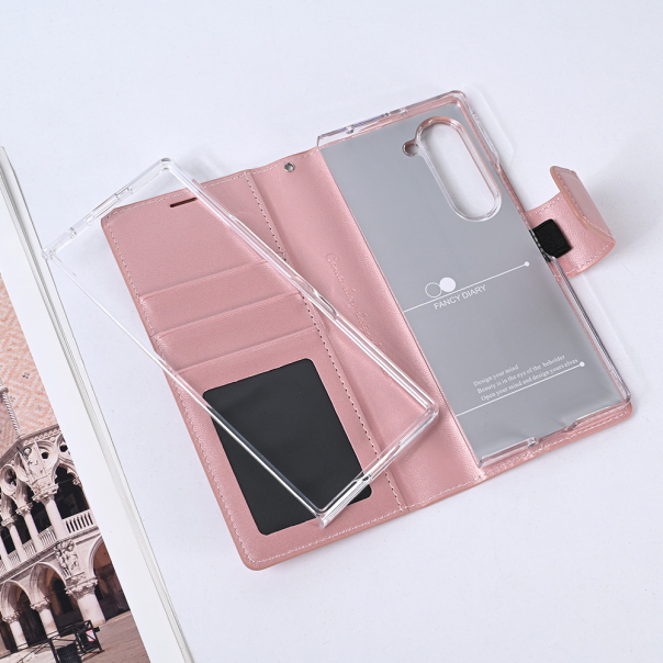 Maska za Samsung Galaxy Z Fold 6 Hanman Canvas ORG roze - 215350-1