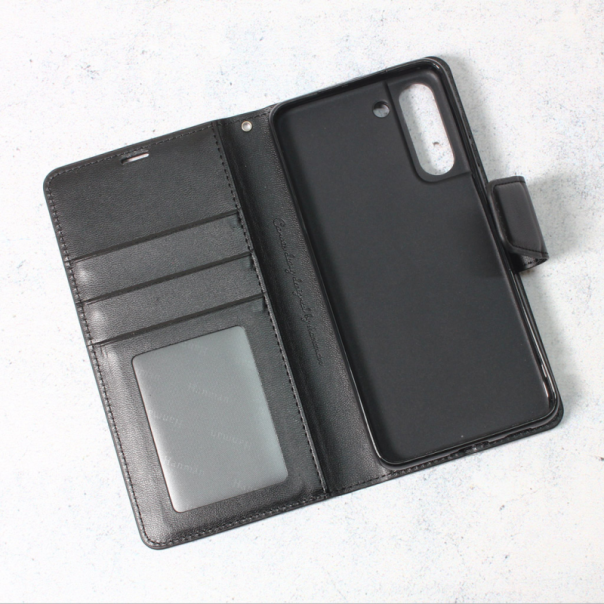 Maska za Samsung Galaxy S21 FE Hanman Canvas ORG crna - 94512
