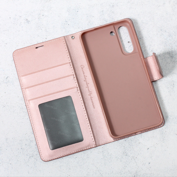 Torbica Hanman Canvas ORG za Samsung G990 Galaxy S21 FE roze - 94513-1