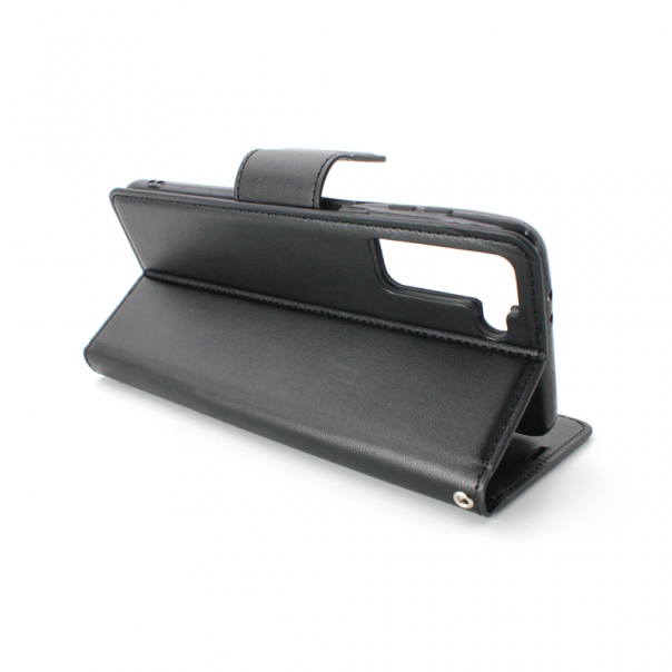 Maska za Samsung Galaxy S21 Plus Hanman Canvas ORG crna - 89318-1