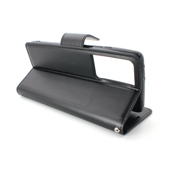 Maska za Samsung Galaxy S21 Ultra Hanman Canvas ORG crna - 89320-1