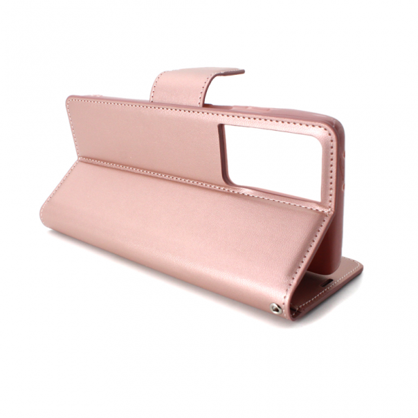 Maska za Samsung Galaxy S21 Ultra Hanman Canvas ORG roze - 89321-1