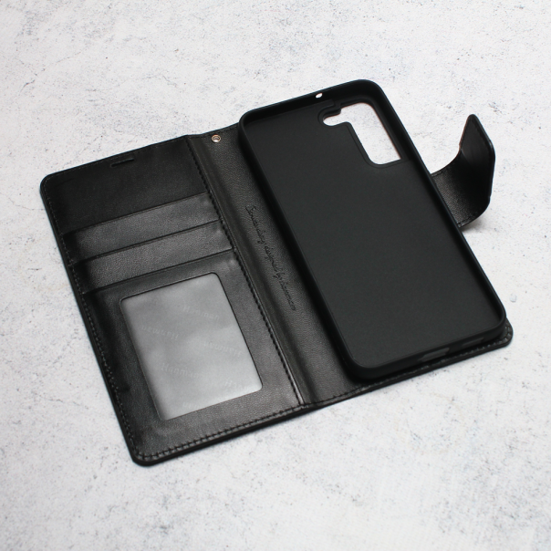 Maska za Samsung Galaxy S22 Plus 5G Hanman Canvas ORG crna - 97023