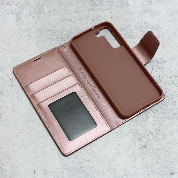 Maska za Samsung Galaxy S22 Plus 5G Hanman Canvas ORG roze - 98105