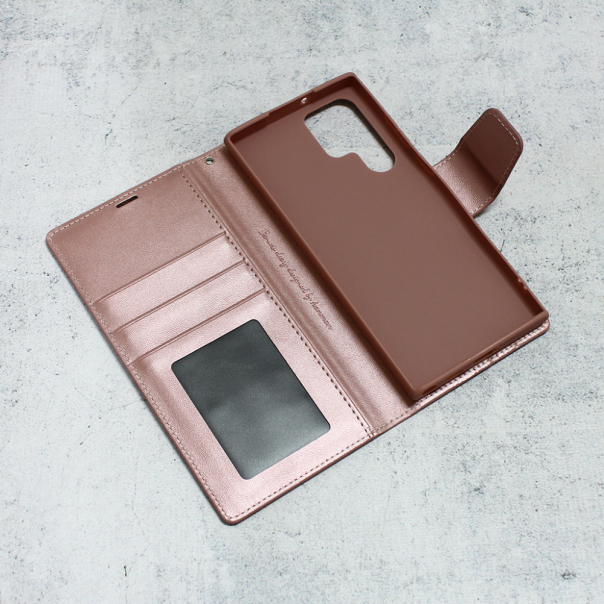 Maska za Samsung Galaxy S22 Ultra 5G Hanman Canvas ORG roze - 98107