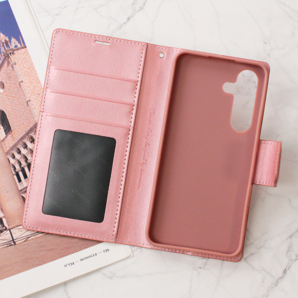 Maska za Samsung Galaxy S24 Hanman Canvas ORG roze - 210935