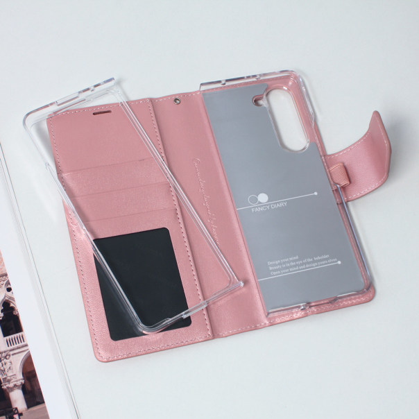 Torbica Hanman Canvas ORG za Samsung F946B Galaxy Z Fold 5 5G roze - 208442