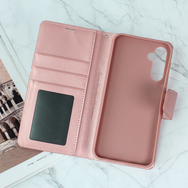 Maska za Samsung Galaxy S23 FE Hanman Canvas ORG roze - 209353