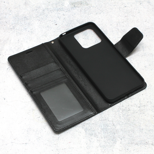 Maska za Xiaomi Redmi 10C Hanman Canvas ORG crna - 200723-1
