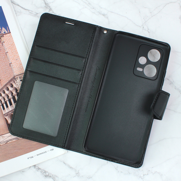 Maska za Xiaomi Redmi Note 12 Pro Plus Hanman Canvas ORG crna - 207533