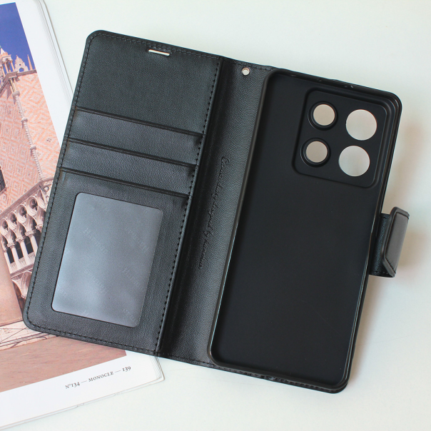 Maska za Xiaomi Redmi Note 13 5G (EU) Hanman Canvas ORG crna - 210567