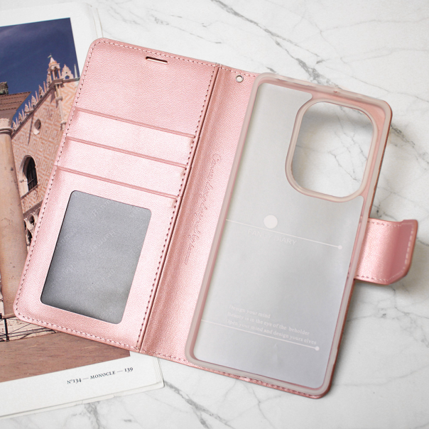 Maska za Xiaomi Redmi Note 13 Pro 4G (EU) Hanman Canvas ORG roze - 213612