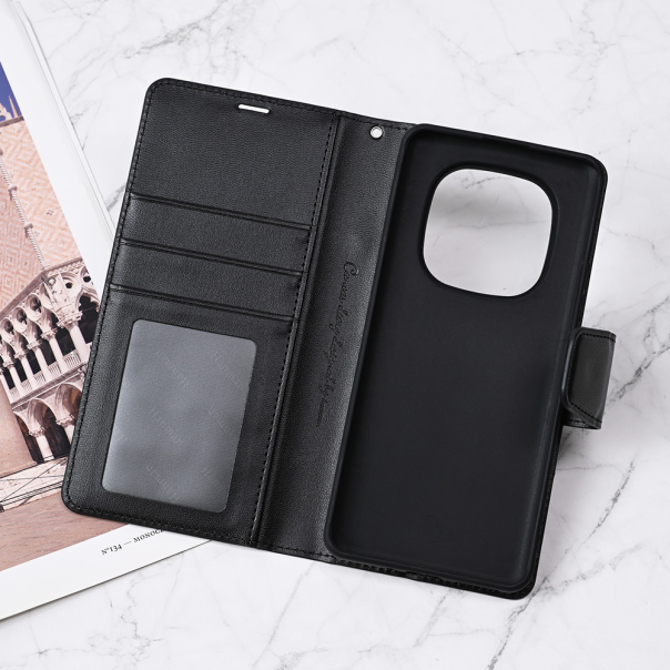 Torbica Hanman Canvas ORG za Xiaomi Redmi Note 14 Pro 5G (EU) crna - 219240