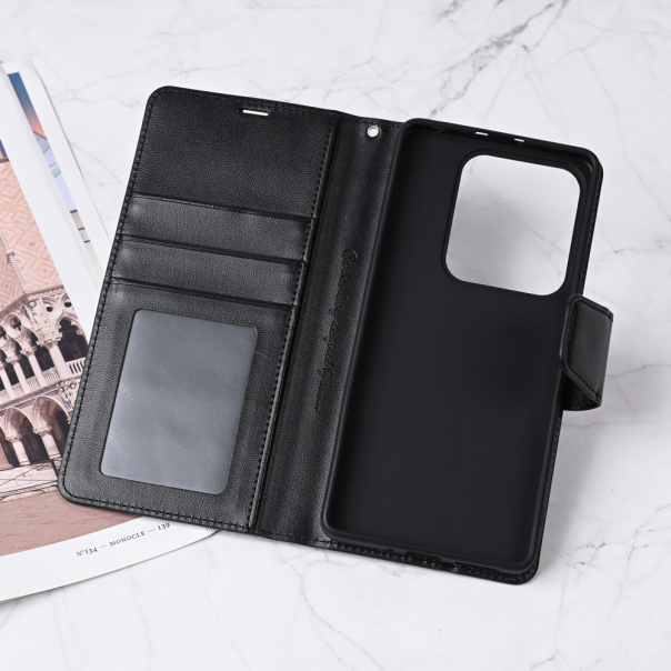 Maska za Xiaomi Redmi Note 14S (EU) Hanman Canvas ORG crna - 221475