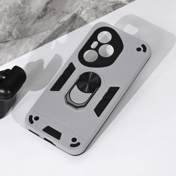 Maska za Honor 400 Pro Hard Ring siva - 223058